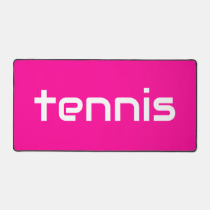 Chic moderne rose clair élégant blanc TENNIS Texte