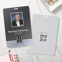 Chic modernes Geschäftslogo Qrcode schwarzes Abzei