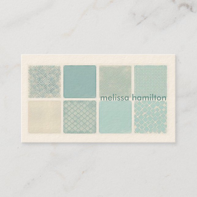 Chic Mommy Calling Card Telefonnummerkarte (Vorderseite)