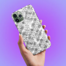 Chic Monogram-Blumen und Streifen Case-Mate iPho