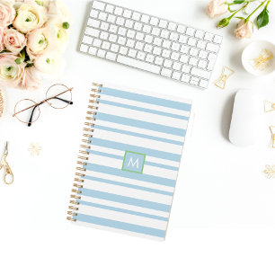 Chic Monogramme Vintage Blancs et Bleus