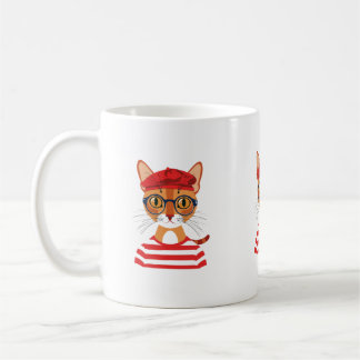 Chic Mug de chat parisien