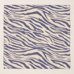 Chic Navy Blue Ivory Zebra Pattern Schal<br><div class="desc">Chic Chiffonschal mit einem stilvollen marineblauen Zebramuster auf Elfenbeinhintergrund. Elegantes und modernes Design. Exklusiv für Sie entworfen von Happy Dolphin Studio. Wenn Sie Hilfe oder passende Produkte benötigen,  kontaktieren Sie uns bitte unter happydolphinstudio@outlook.com.</div>