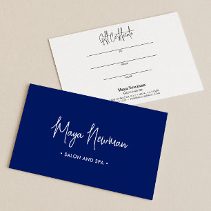 CHIC NAVY BLUE SIGNATURE Carte cadeau Monogram