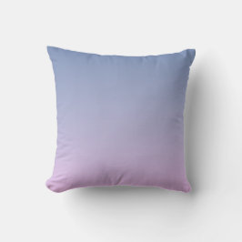 Chic Navy Blue und Pink Ombre Kissen