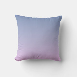Chic Navy Blue und Pink Ombre Kissen