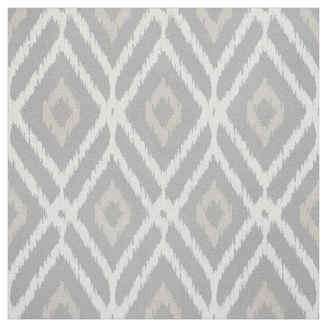 Chic neutrales, braunes, beiges Rautenmuster Stoff (Muster)