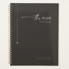 Chic Neutrals Wedding Plans Kohle ID1020 Planer