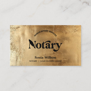 Chic Notary Public Loan Signing Foto QR Code Visitenkarte