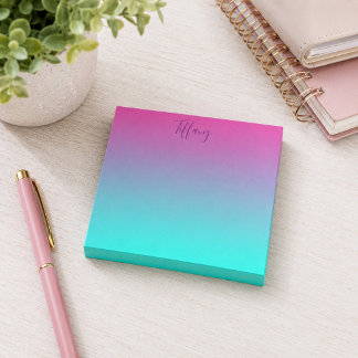 Chic Ombre Post-it Klebezettel