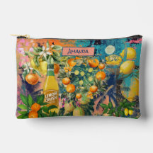 Chic orange sicilian citrus Collage Blumenziegel