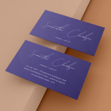 Chic Orchid Lila Minimalistisches handgeschriebene