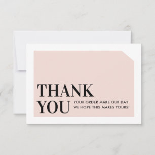 CHIC ORDER INSÉREZ votre entreprise merci rose pâl