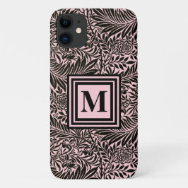 Chic Pale Botanic Foliage Muster Monogramm Case-Mate iPhone Hülle