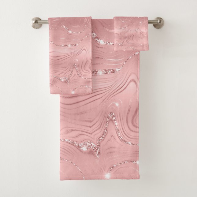 Chic Parties scintillant Rose Silver (En situation)