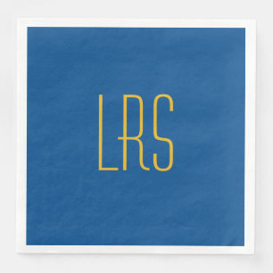 CHIC-PARTY-PAPIER NAPKIN_LAPIS BLAUES SERVIETTE