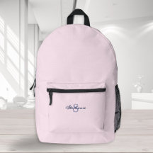 Chic Pastel Pink Trendy Minimal Mit Monogramm