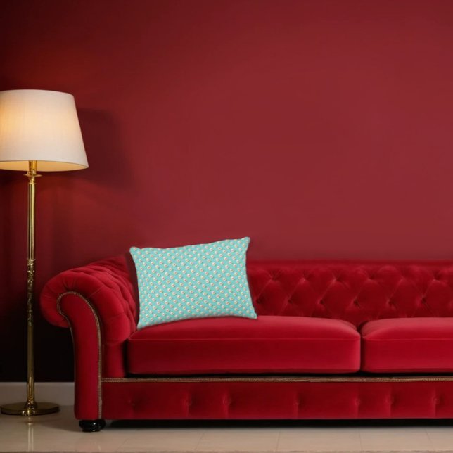 Chic Pearl & Aquamarin Accent Pillow Dekokissen (Von Creator hochgeladen)