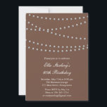 Chic Pearls zum Geburtstag Einladung<br><div class="desc">Mehrere Perlen sind so schick,  zeitlos und immer angemessen. Diese Einladung ist leicht für jedes Alter anzupassen. Es wird auf dem Basispapier gezeigt; Ich empfehle jedoch das Gewicht und die Textur des Leinenpapiers.</div>