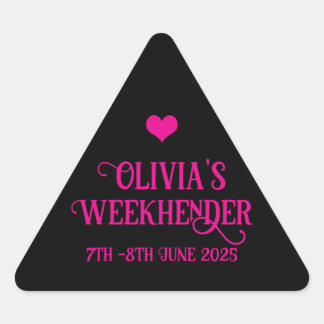 Chic Personnalisé Hen Do Stickers | Équipe de mari