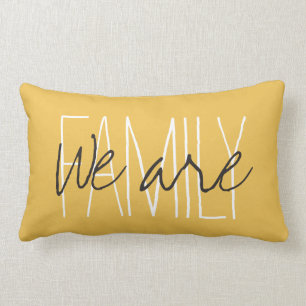 CHIC PILLOW_ " FAMILIE… sind wir" WÄHLEN SIE FA Lendenkissen