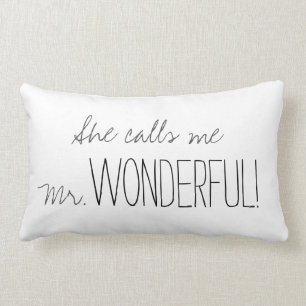 CHIC PILLOW_ " Herr WONDERFUL " Lendenkissen
