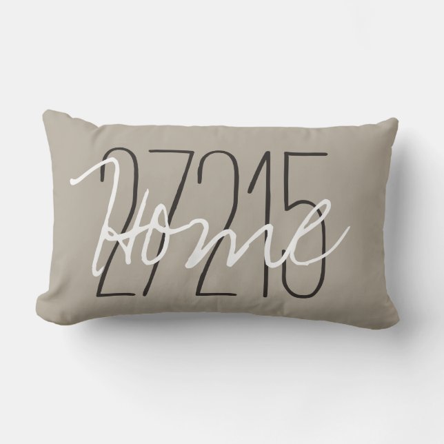 CHIC PILLOW_HOME/ZIPCODE LENDENKISSEN (Vorderseite)