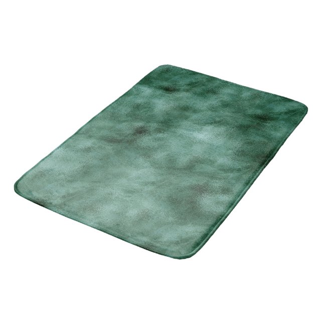 Chic Pine Aquamarin Green Badematte (Schrägansicht)