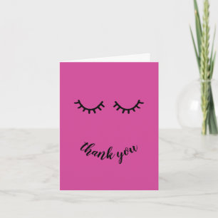 Chic Pink Black Eyelashes Danke