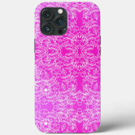 Chic Pink Blume Botanisches Muster wirbeln Case-Mate iPhone Hülle