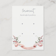 Chic Pink Blush Wildblume Ribbon 2 Stuhlvortrag