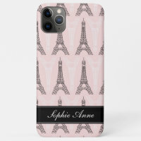 Chic Pink Eiffelturm-Muster