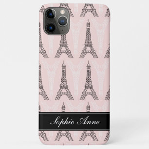 Chic Pink Eiffelturm-Muster Case-Mate iPhone Hülle