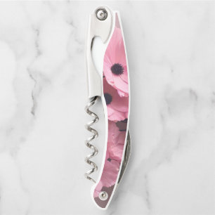 Chic pink floral Aquarell Bridal Kellnermesser
