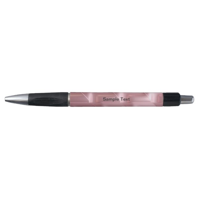Chic Pink Geometric Pen - Stilvoll & elegant Kugelschreiber (Vorderseite)