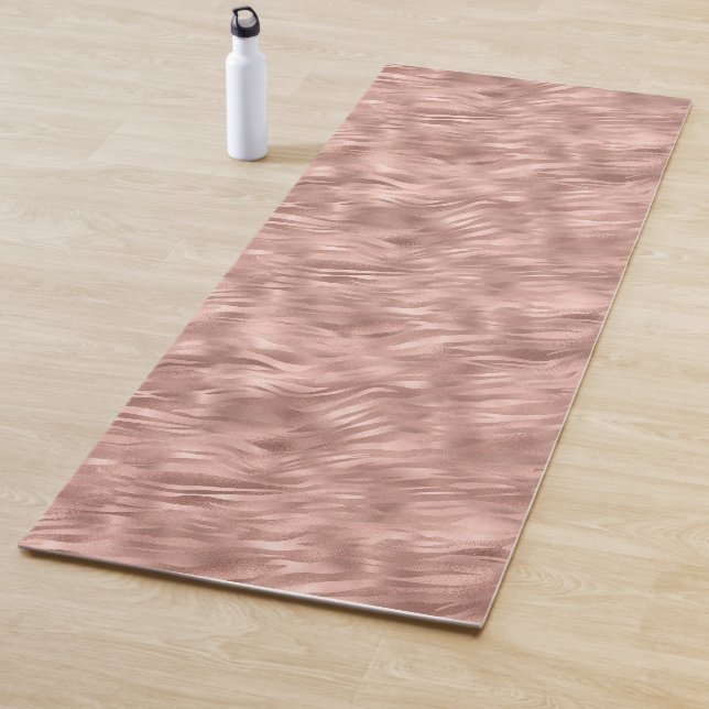 Chic Pink Glitz Zebra Print Yogamatte (Beispiel)