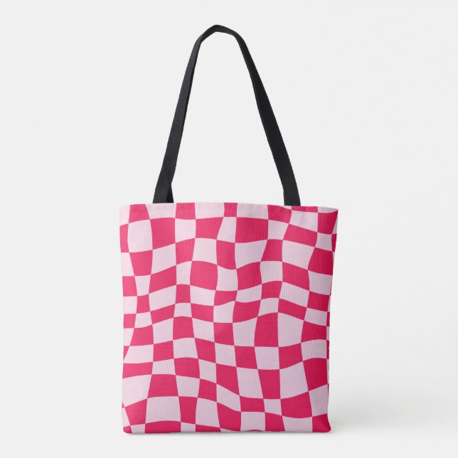 Chic Pink Pattern Tasche (Rückseite)