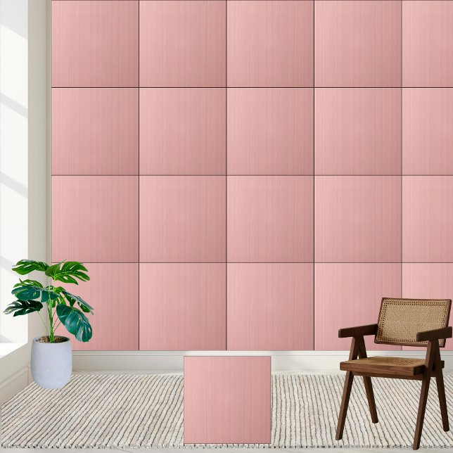 Chic Pink Wood Grain Keramik Tile Fliese (Chic Pink Wood Grain Ceramic Tile)