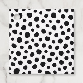 Chic Playful Energy Dalmatian Spot Pattern Geschenkanhänger