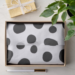 Chic Playful Energy Dalmatian Spot Pattern Seidenpapier