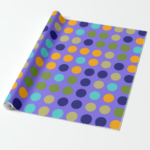 Chic Polka Dot Mosaic Muster #6 Geschenkpapier