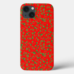 Chic Poppy Buds auf Red iPad Air Hüllen Mate Case