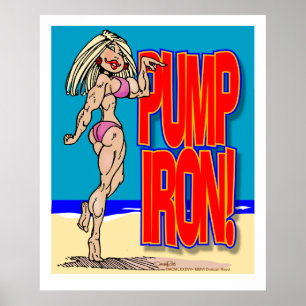 Chic-Poster Muskeln Poster