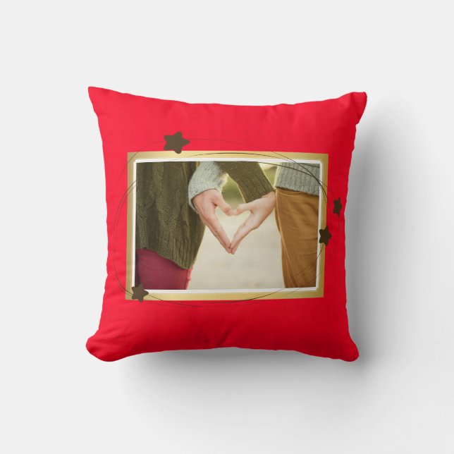 Chic Prints: Trending Throw Pillow Designs Kissen (Vorderseite)