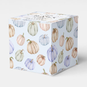 Chic Pumpkins Blue Boy Baby Duschbox Geschenkschachtel