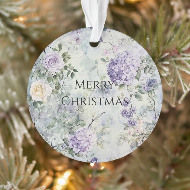 Chic Purple Lavender Crème Rose Floral (Arbre)
