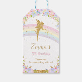 Chic Rainbow Fairy Girl Birthday Vielen Dank Geschenkanhänger