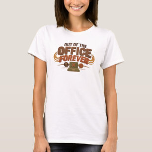 Chic Red AUS DEM BÜRO Fashion Art T-Shirt