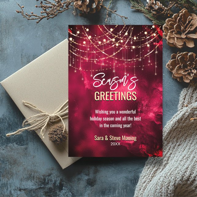 Chic Red Glitzer Glitzer Lichter Weihnachten Neues (Von Creator hochgeladen)