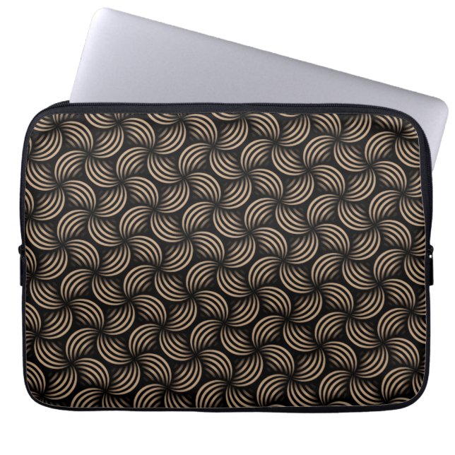 Chic Retro 3D-Notebookschlauch - Bold & Modern Laptopschutzhülle (Vorderseite)